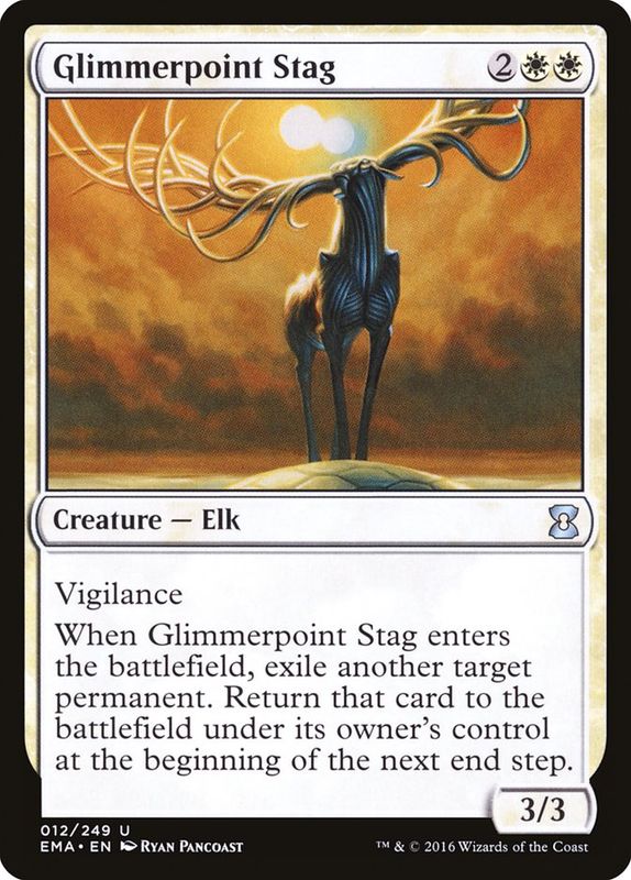 Carta MTG-Glimmerpoint Stag-Eternal Masters-N.012-EN-NM-Uncommon