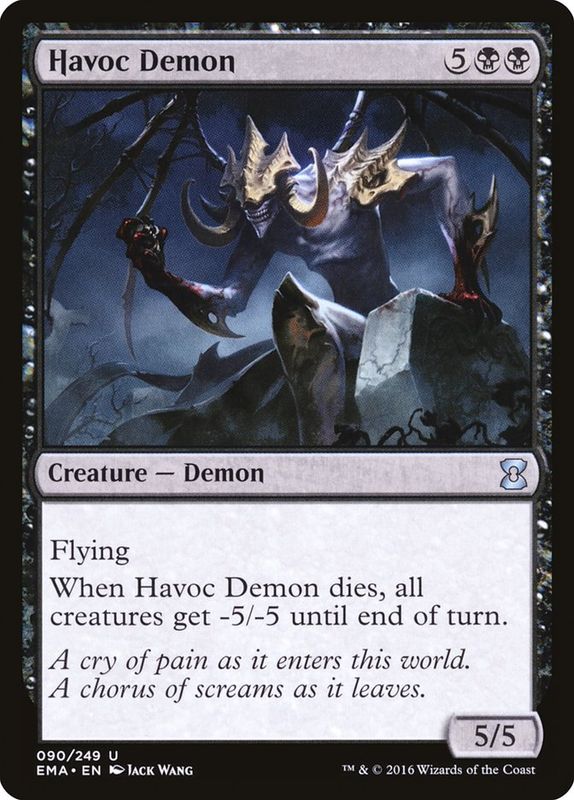 Carta MTG-Havoc Demon-Eternal Masters-N.090-EN-NM-Uncommon