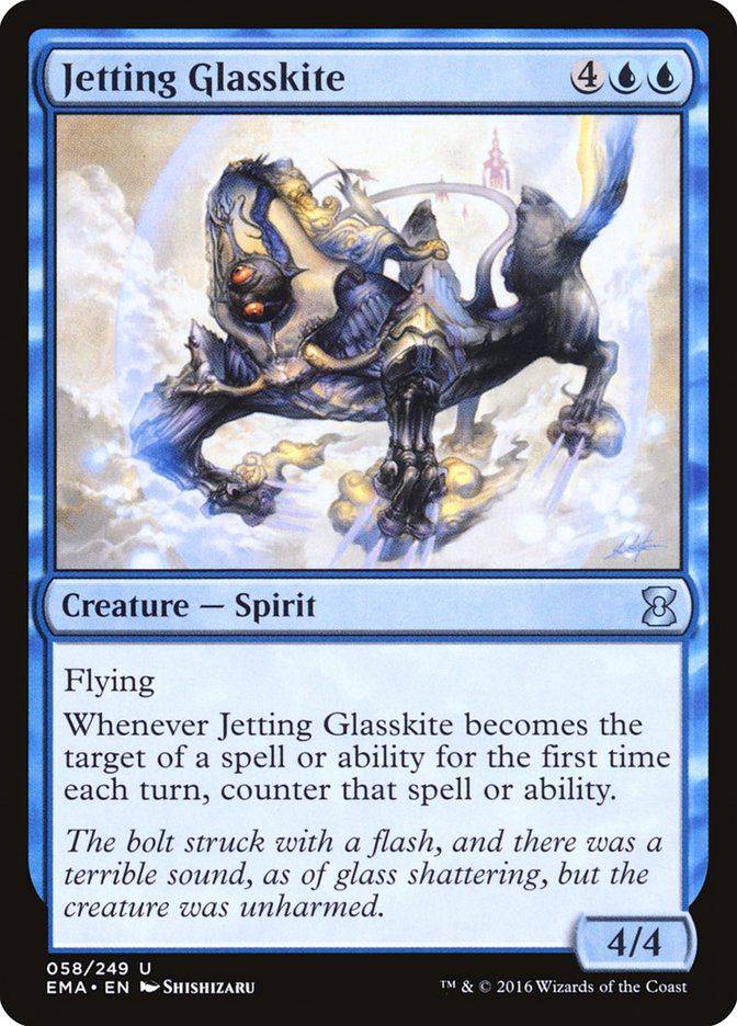 Carta MTG-Jetting Glasskite-Eternal Masters-N.058-EN-NM-Uncommon