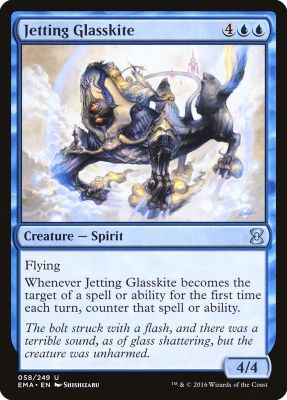 Carta MTG-Jetting Glasskite-Eternal Masters-N.058-EN-NM-Uncommon