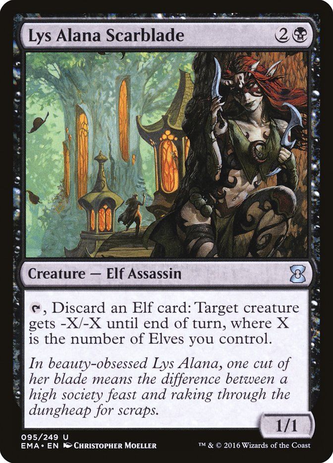 Carta MTG-Lys Alana Scarblade-Eternal Masters-N.095-EN-NM-Uncommon