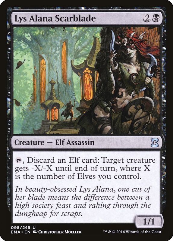 Carta MTG-Lys Alana Scarblade-Eternal Masters-N.095-EN-NM-Uncommon