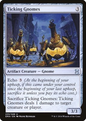 Carta MTG-Ticking Gnomes-Eternal Masters-N.233-EN-NM-Uncommon Foil