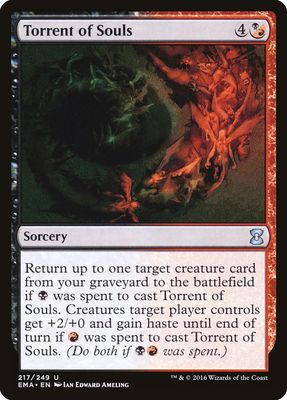 Carta MTG-Torrent of Souls-Eternal Masters-N.217-EN-NM-Uncommon