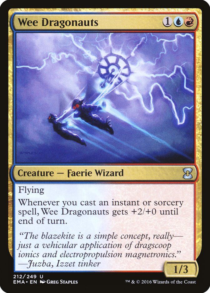Carta MTG-Wee Dragonauts-Eternal Masters-N.212-EN-NM-Uncommon