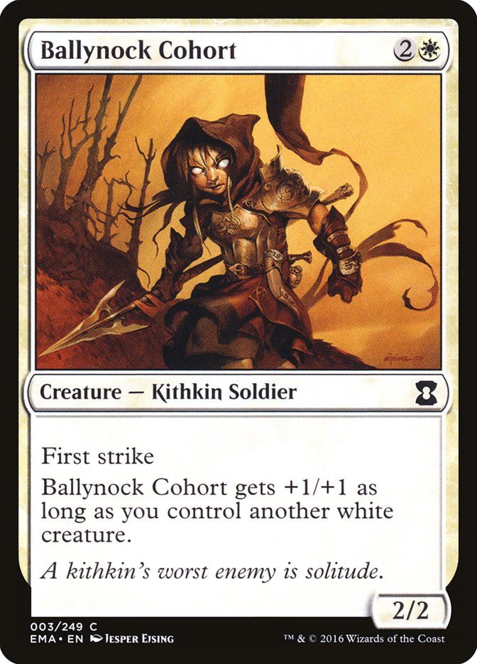 Carta MTG-Ballynock Cohort-Eternal Masters-N.003-EN-NM-Common