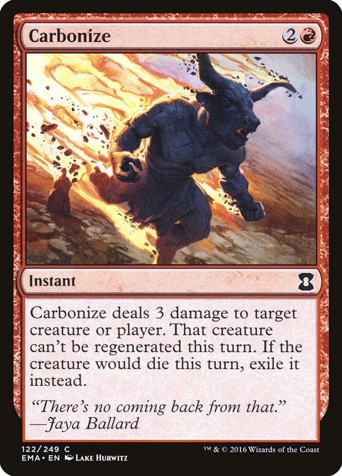 Carta MTG-Carbonize-Eternal Masters-N.122-EN-NM-Common