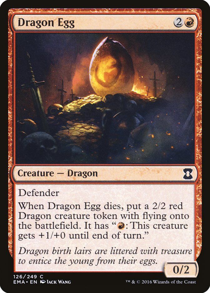 Carta MTG-Dragon Egg-Eternal Masters-N.126-EN-NM-Common