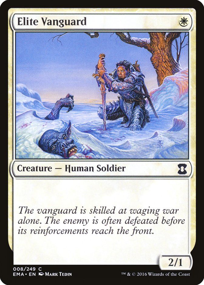 Carta MTG-Elite Vanguard-Eternal Masters-N.008-EN-NM-Common