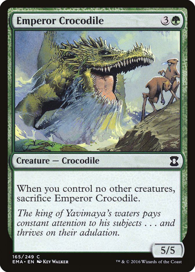 Carta MTG-Emperor Crocodile-Eternal Masters-N.165-EN-NM-Common