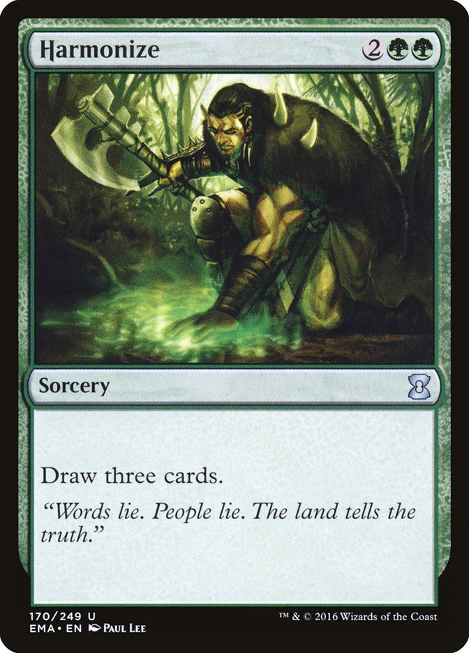 Carta MTG-Harmonize-Eternal Masters-N.170-EN-NM-Uncommon