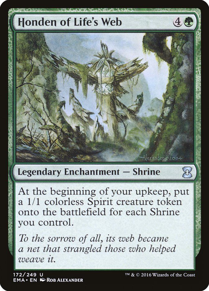 Carta MTG-Honden of Life's Web-Eternal Masters-N.172-EN-NM-Uncommon