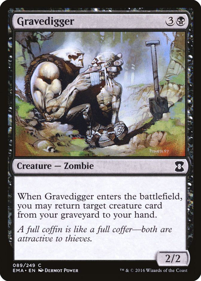 Carta MTG-Gravedigger-Eternal Masters-N.089-EN-NM-Common