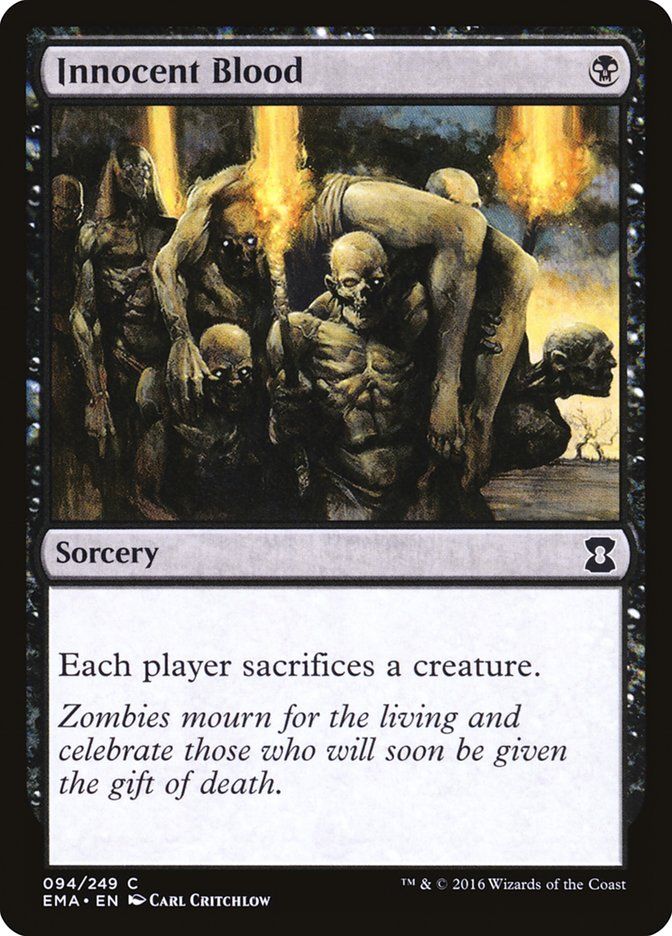 Carta MTG-Innocent Blood-Eternal Masters-N.094-EN-NM-Common