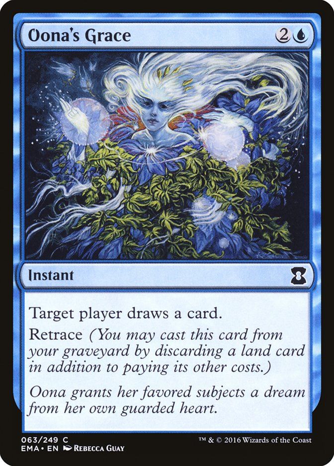 Carta MTG-Oona's Grace-Eternal Masters-N.063-EN-NM-Common
