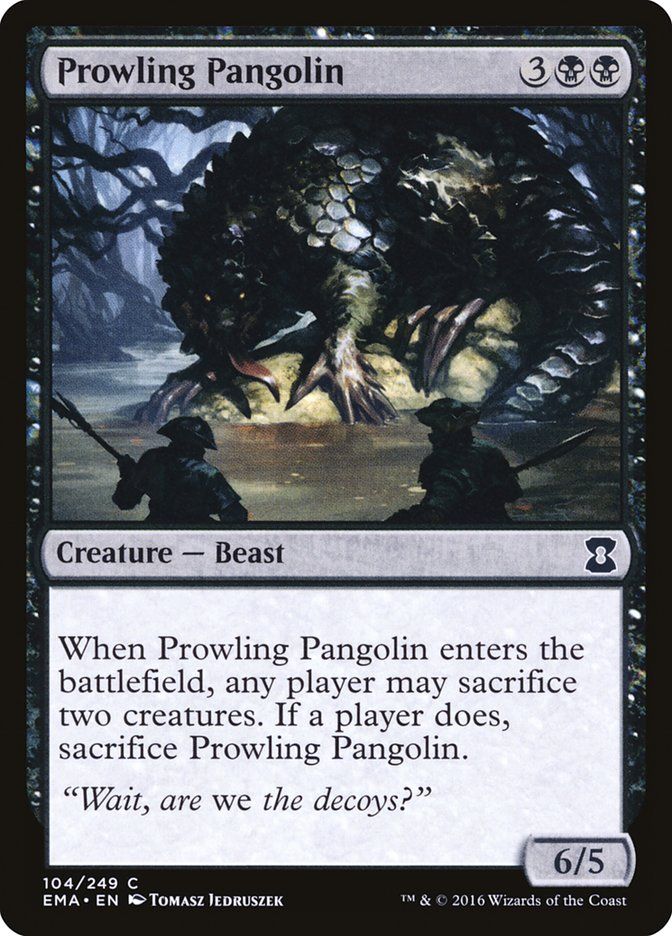 Carta MTG-Prowling Pangolin-Eternal Masters-N.104-EN-NM-Common