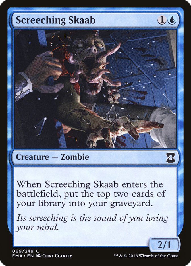 Carta MTG-Screeching Skaab-Eternal Masters-N.069-EN-NM-Common