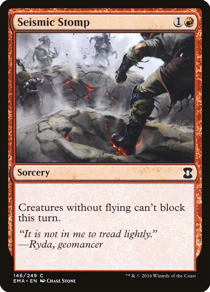 Carta MTG-Seismic Stomp-Eternal Masters-N.146-EN-NM-Common