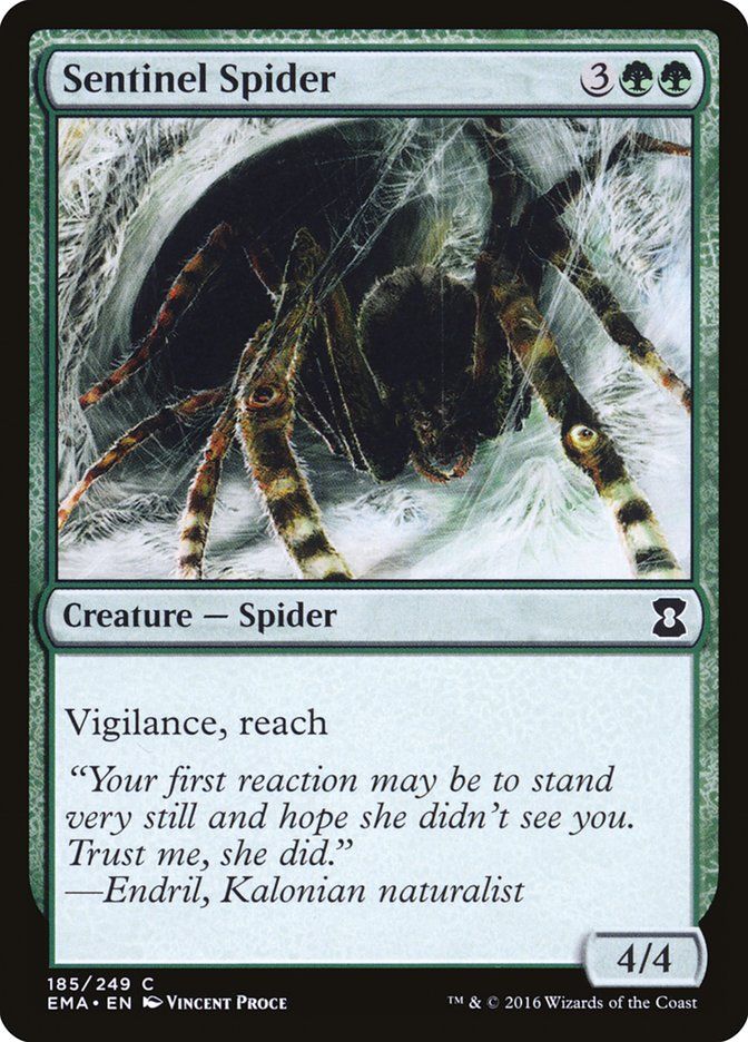 Carta MTG-Sentinel Spider-Eternal Masters-N.185-EN-NM-Common