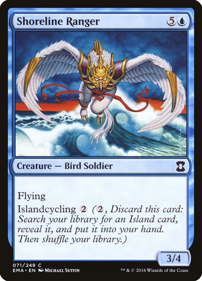 Carta MTG-Shoreline Ranger-Eternal Masters-N.071-EN-NM-Common
