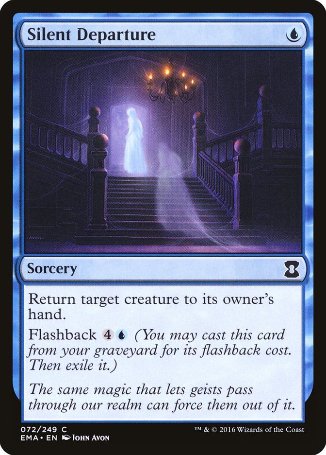 Carta MTG-Silent Departure-Eternal Masters-N.072-EN-NM-Common Foil Foil