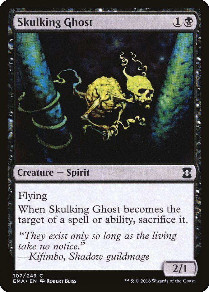 Carta MTG-Skulking Ghost-Eternal Masters-N.107-EN-NM-Common