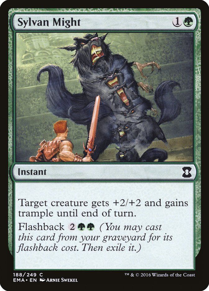 Carta MTG-Sylvan Might-Eternal Masters-N.188-EN-NM-Common
