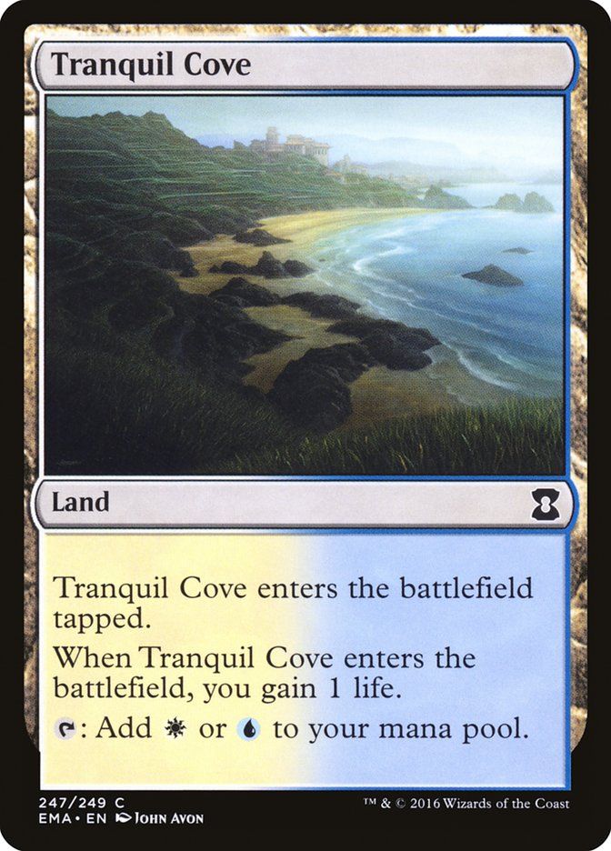 Carta MTG-Tranquil Cove-Eternal Masters-N.247-EN-NM-Common