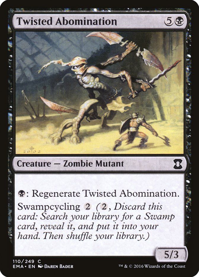 Carta MTG-Twisted Abomination-Eternal Masters-N.110-EN-NM-Common