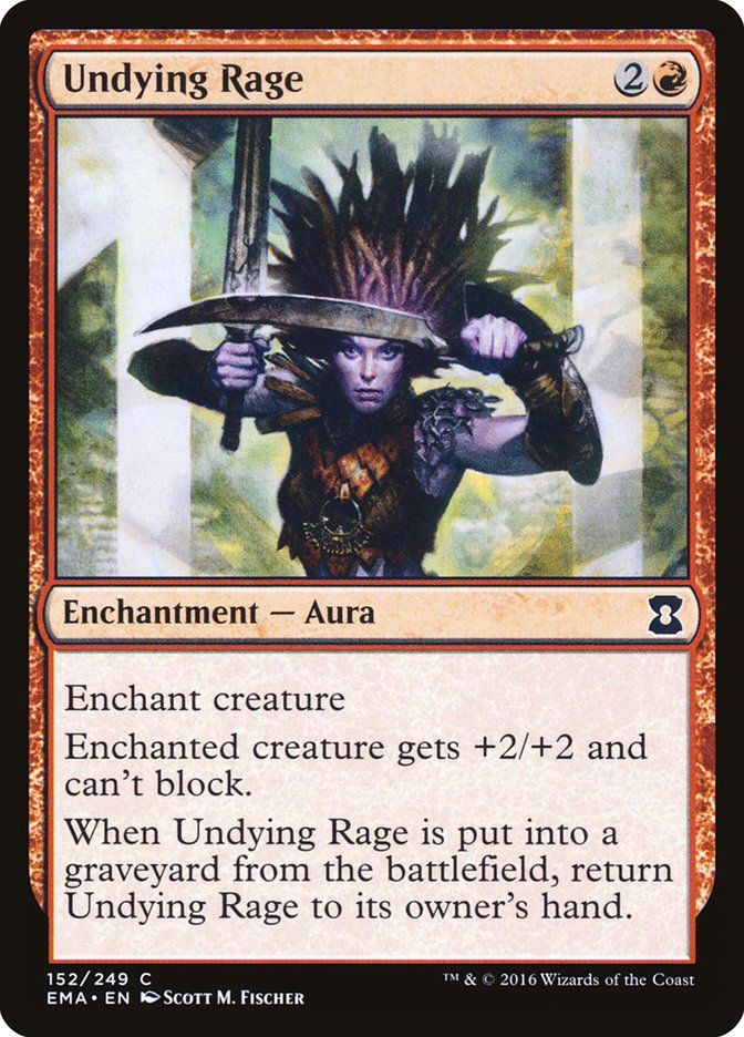 Carta MTG-Undying Rage-Eternal Masters-N.152-EN-NM-Common