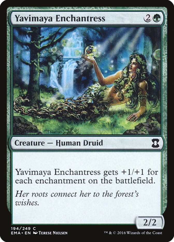 Carta MTG-Yavimaya Enchantress-Eternal Masters-N.194-EN-NM-Common