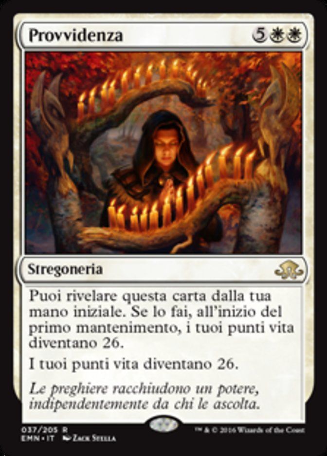 Carta MTG-Provvidenza-Luna Spettrale-N.037-ITA-NM-Rare