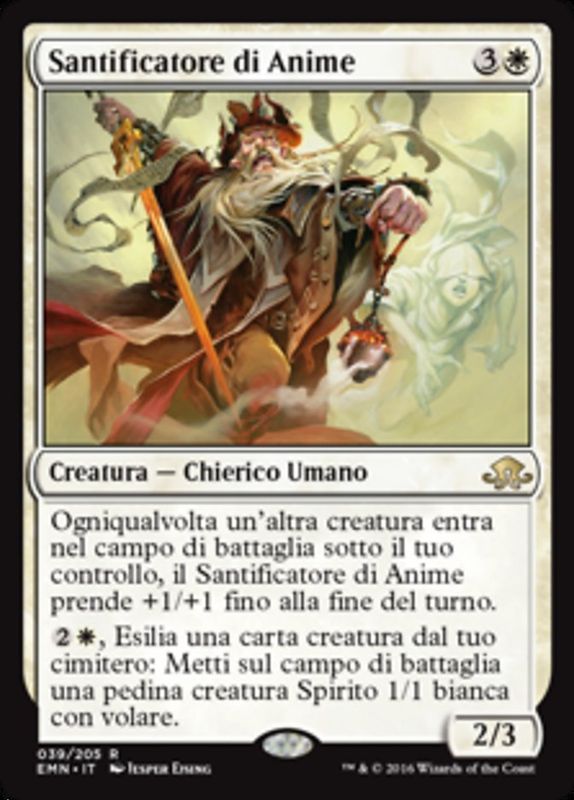 Carta MTG-Santificatore di Anime-Luna Spettrale-N.039-ITA-NM-Rare