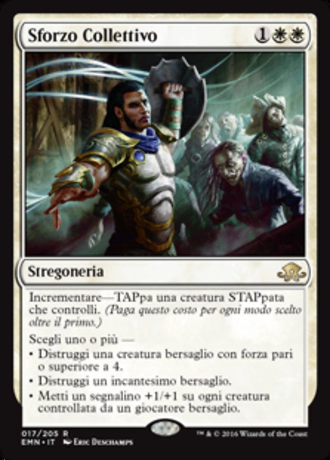 Carta MTG-Sforzo Collettivo-Luna Spettrale-N.017-ITA-NM-Rare