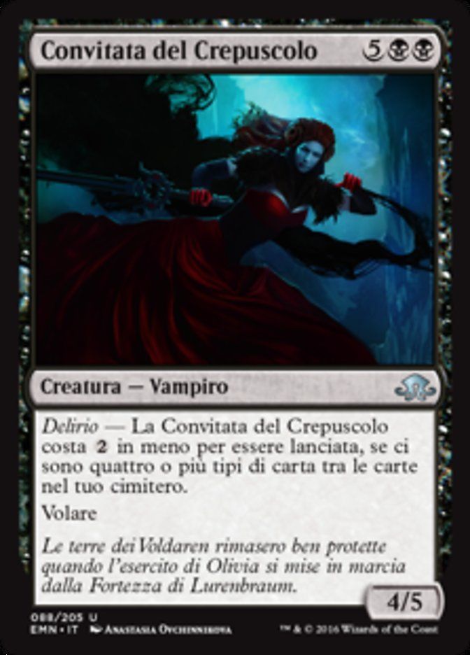 Carta MTG-Convitata del Crepuscolo-Luna Spettrale-N.088-ITA-NM-Uncommon