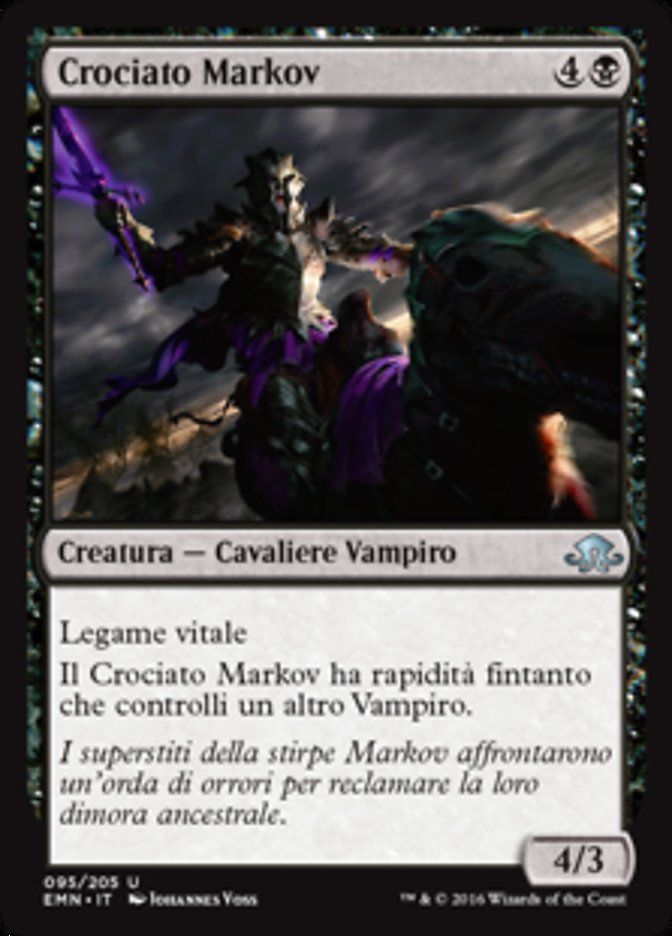 Carta MTG-Crociato Markov-Luna Spettrale-N.095-ITA-NM-Uncommon