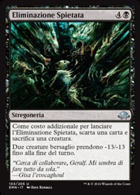 Carta MTG-Eliminazione Spietata-Luna Spettrale-N.103-ITA-NM-Uncommon