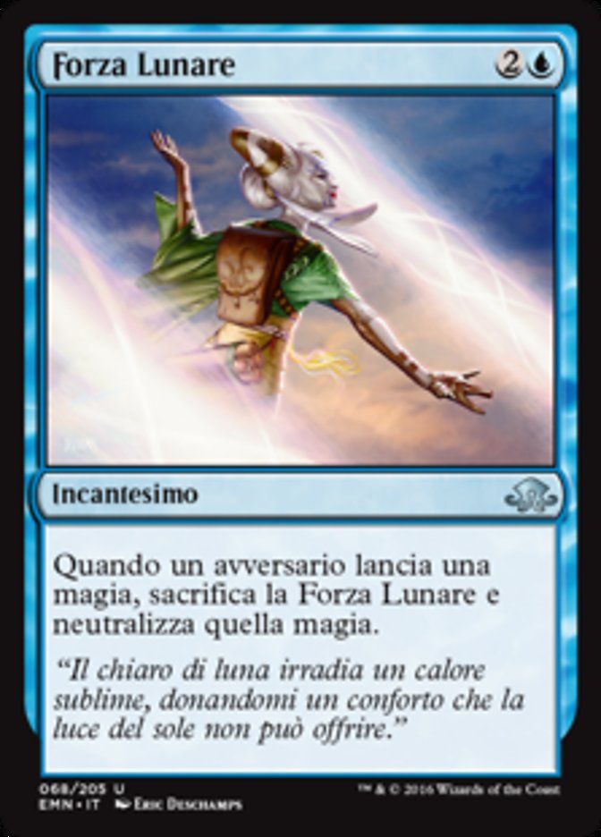 Carta MTG-Forza Lunare-Luna Spettrale-N.068-ITA-NM-Uncommon
