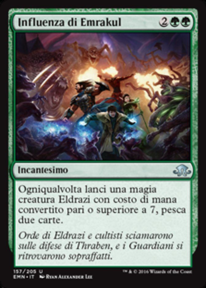 Carta MTG-Influenza di Emrakul-Luna Spettrale-N.157-ITA-NM-Uncommon