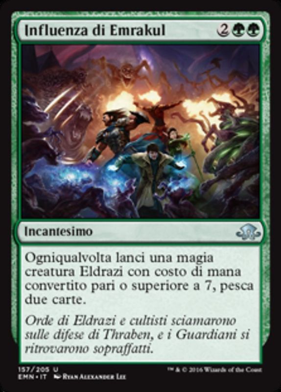 Carta MTG-Influenza di Emrakul-Luna Spettrale-N.157-ITA-NM-Uncommon