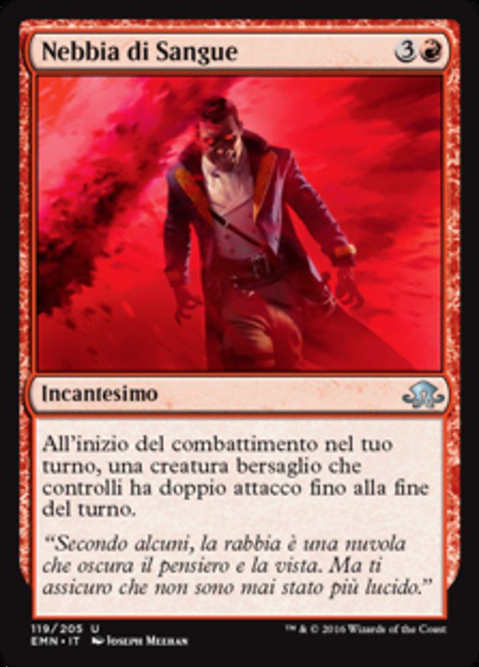 Carta MTG-Nebbia di Sangue-Luna Spettrale-N.119-ITA-NM-Uncommon