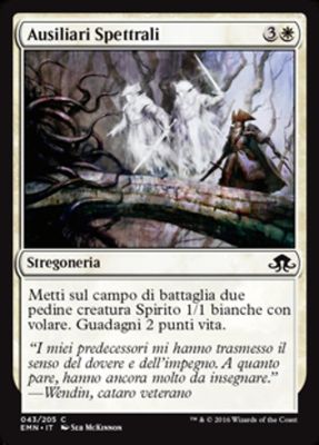 Carta MTG-Ausiliari Spettrali-Luna Spettrale-N.043-ITA-NM-Common