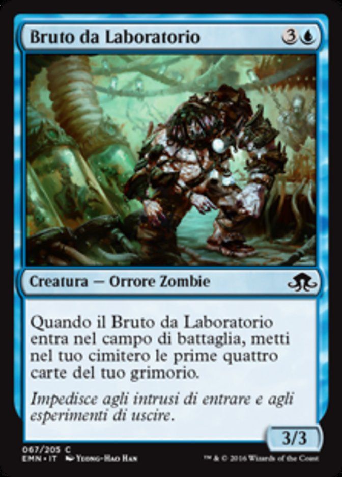 Carta MTG-Bruto da Laboratorio-Luna Spettrale-N.067-ITA-NM-Common