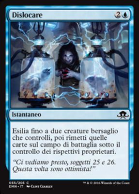 Carta MTG-Dislocare-Luna Spettrale-N.055-ITA-NM-Common