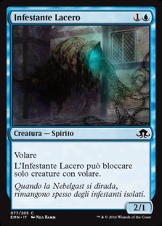 Carta MTG-Infestante Lacero-Luna Spettrale-N.077-ITA-NM-Common