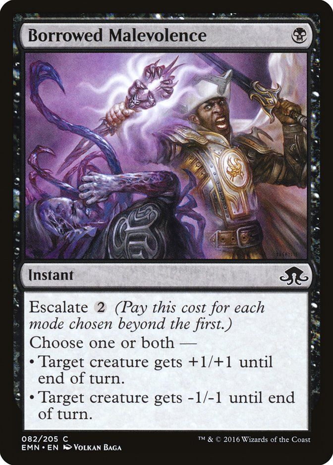 Carta MTG-Borrowed Malevolence-Luna Spettrale-N.082-EN-NM-Common
