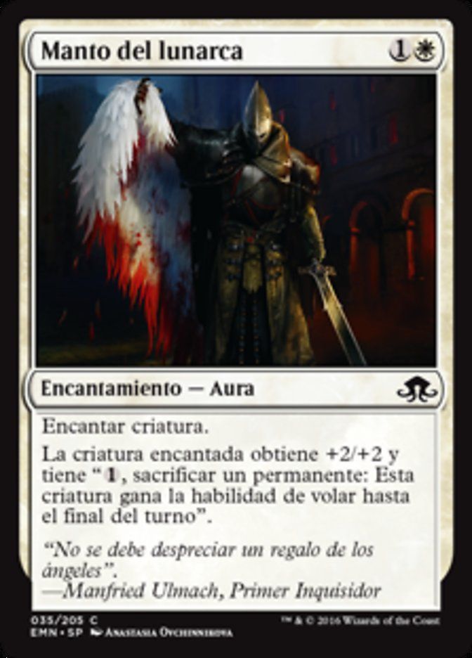 Carta MTG-Manto del Lunarca-Luna Spettrale-N.035-ITA-NM-Common