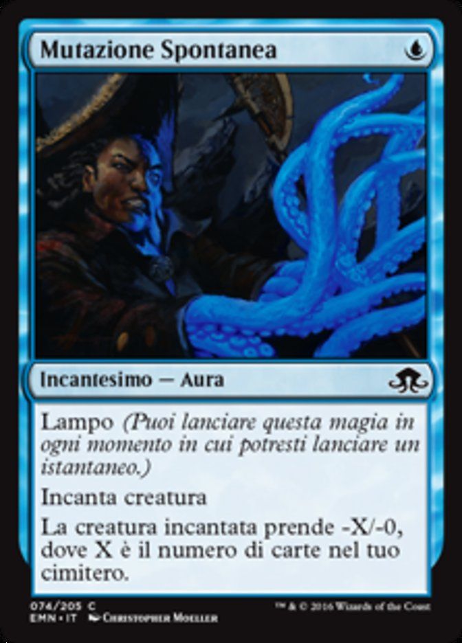 Carta MTG-Mutazione Spontanea-Luna Spettrale-N.074-ITA-NM-Common