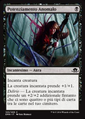 Carta MTG-Potenziamento Anomalo-Luna Spettrale-N.105-ITA-NM-Common