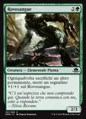 Carta MTG-Rovosangue-Luna Spettrale-N.151-ITA-NM-Common